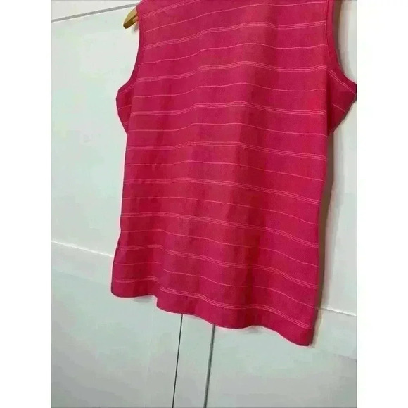 Nike Golf Dri-Fit Pink Women's Sleeveless Polo Size Medium - Picture 12 of 12